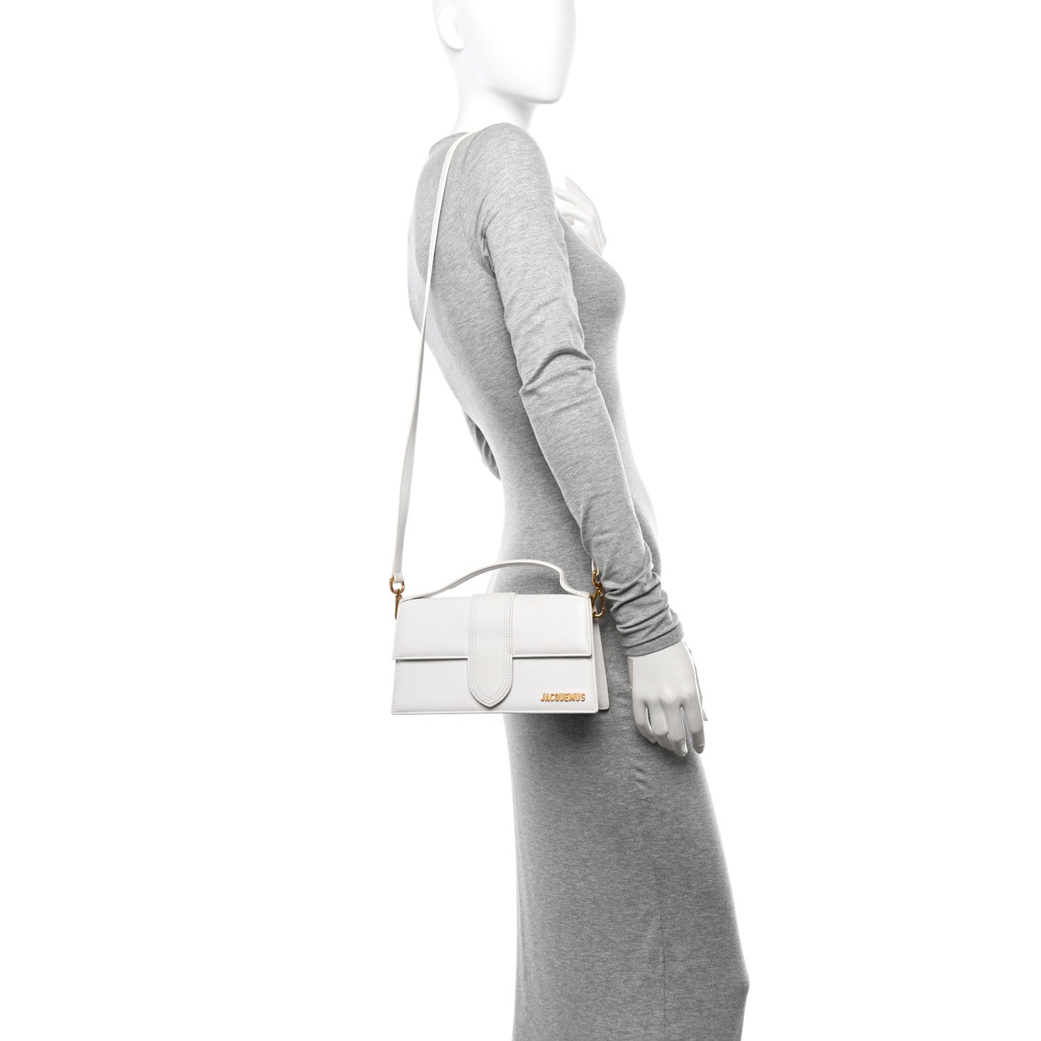 Jacquemus Smooth Calfskin Le Grand Bambino White 3 of 16