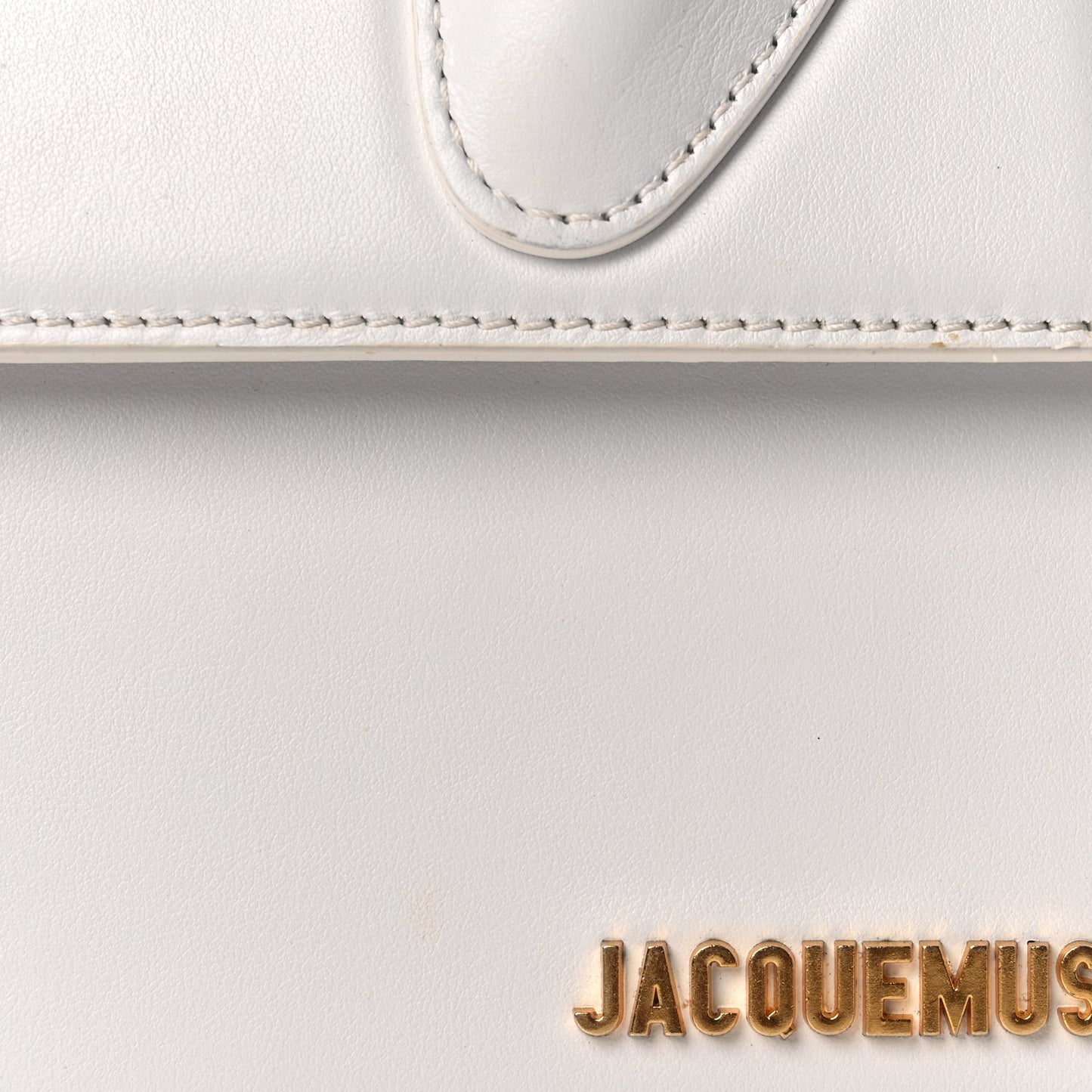 Smooth Calfskin Le Grand Chiquito White