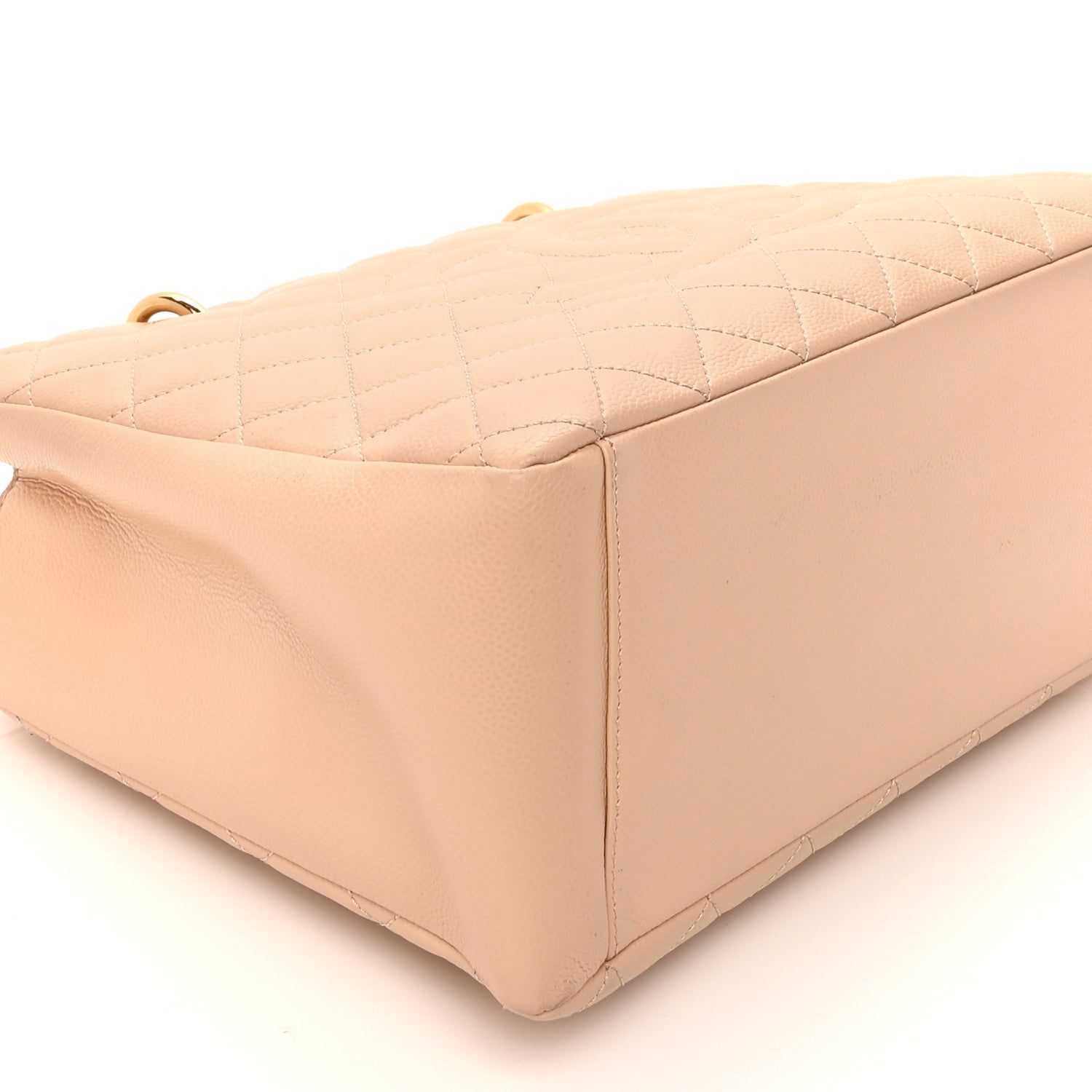Chanel Caviar Quilted Grand Shopping Tote GST  Beige Clair 7 of 8