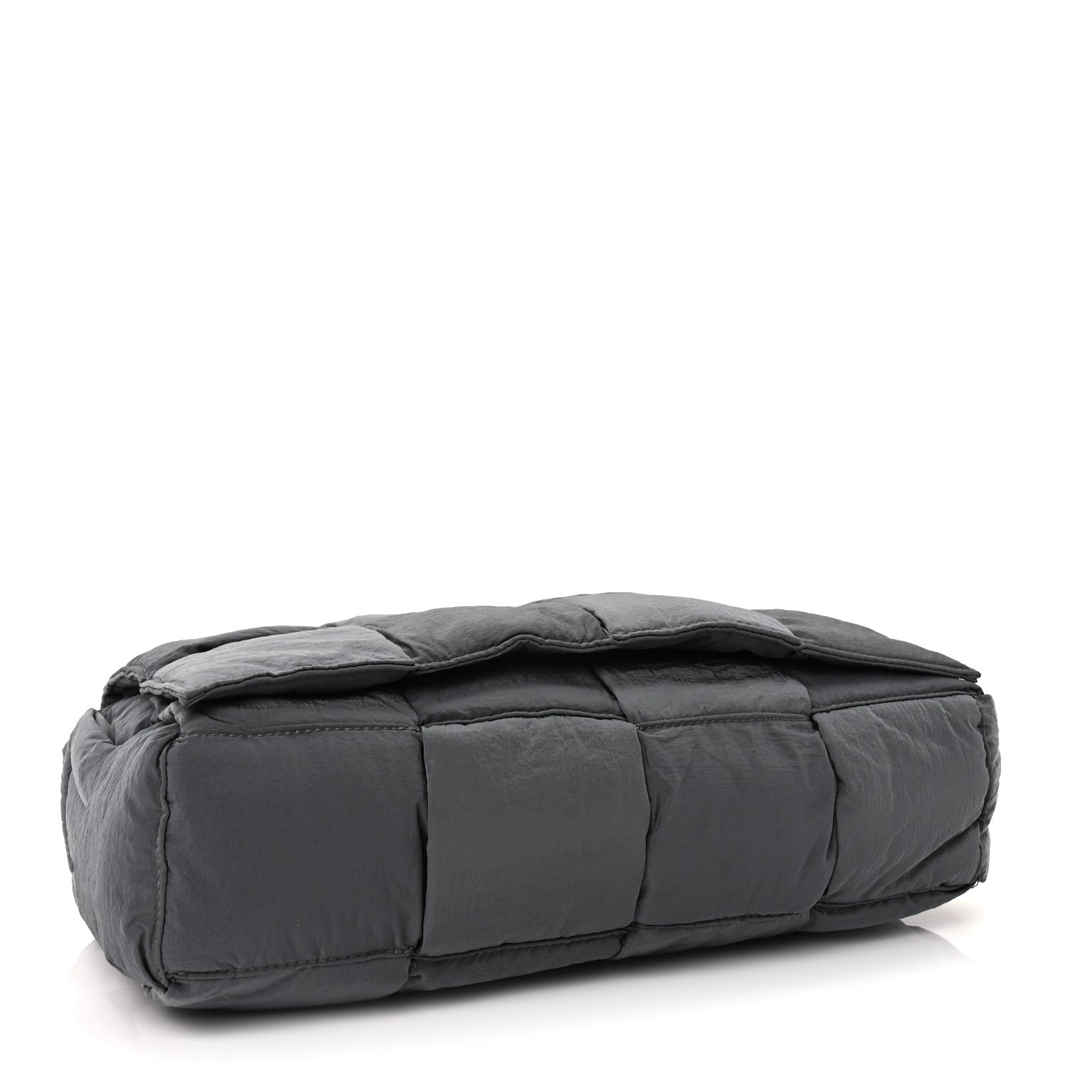 Bottega Veneta Nylon Intrecciato Padded Tech Cassette Bag Dark Grey 4 of 8