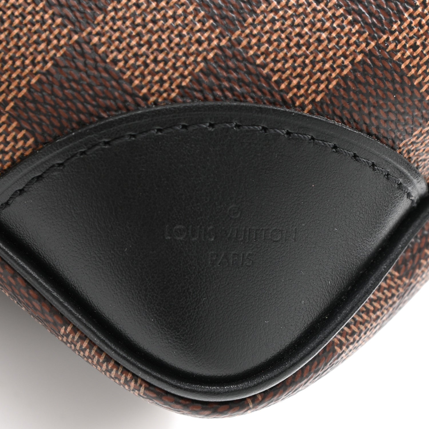Louis Vuitton Damier Ebene Odeon MM Black 6 of 9