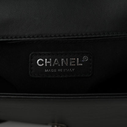 Chanel Lambskin Quilted Medium Boy Flap Black 6 of 7