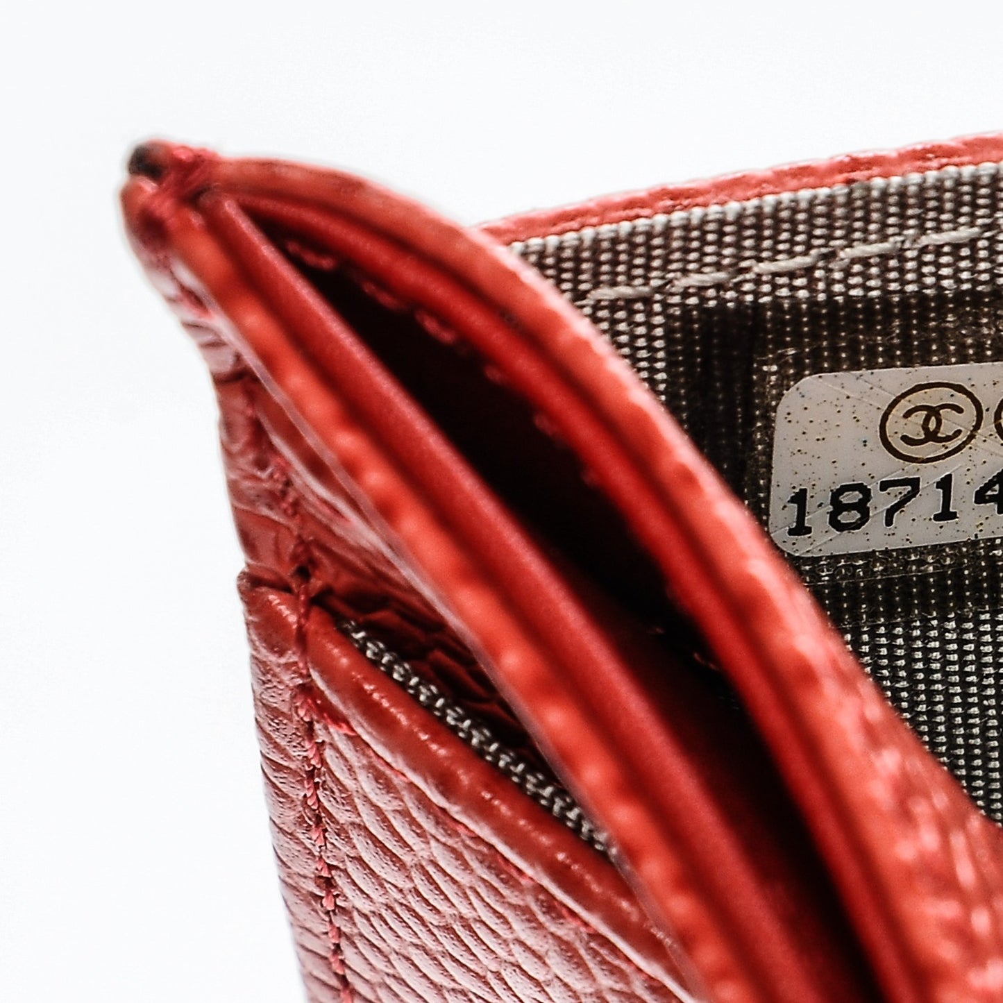 Caviar Timeless CC Card Holder Light Red