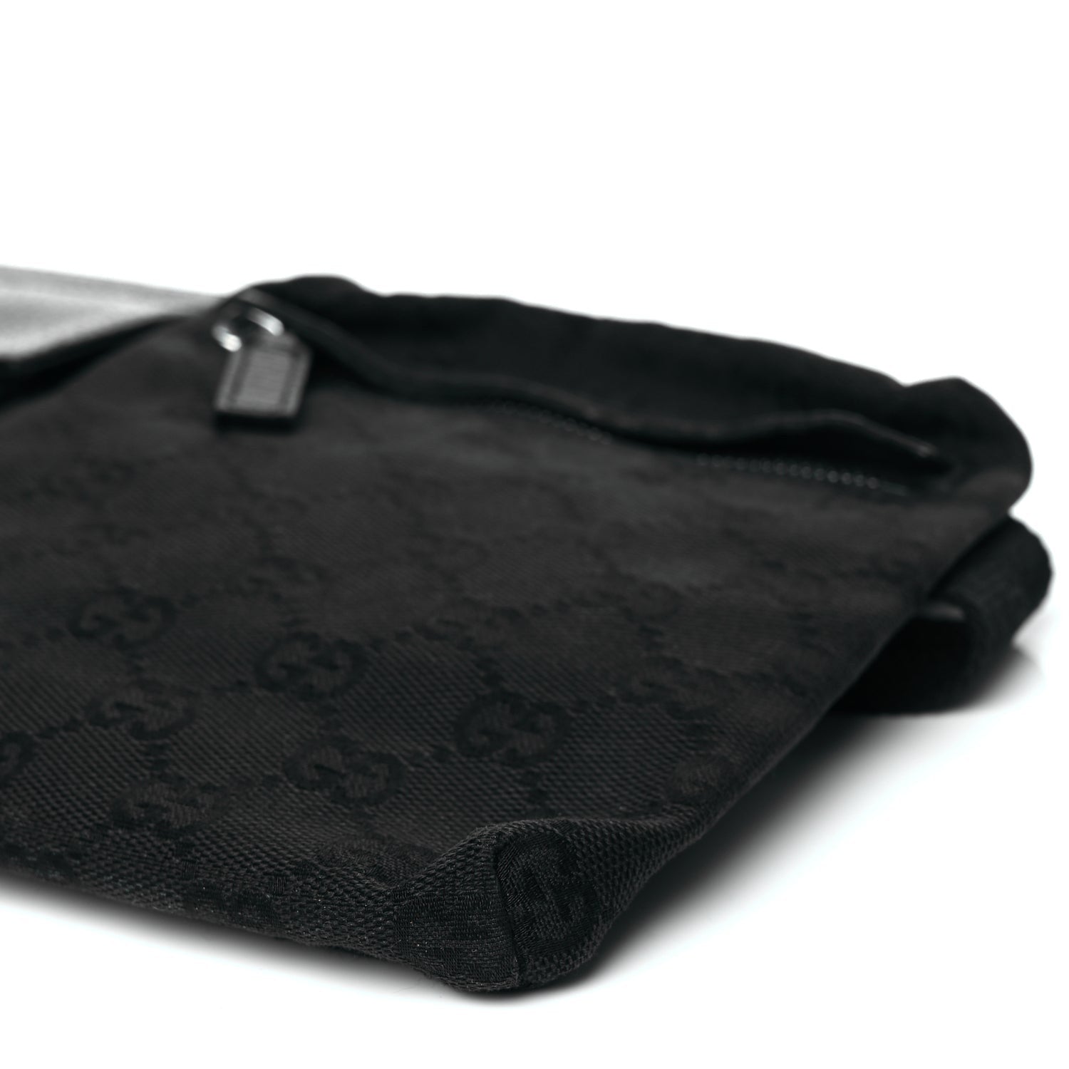 Gucci GG Monogram Double Pocket Belt Bag Black 9 of 10