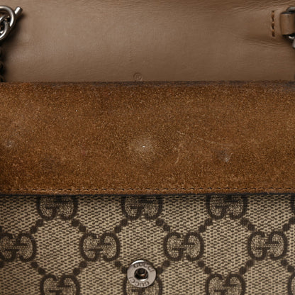 Gucci GG Supreme Monogram Super Mini Dionysus Shoulder Bag Taupe 10 of 11