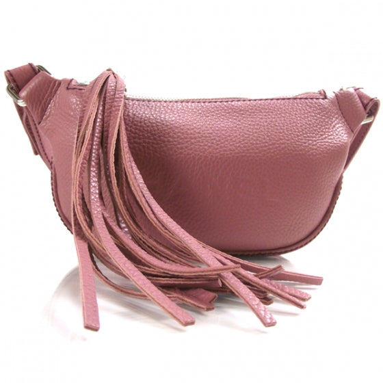 Caviar Tassel Hobo Pink