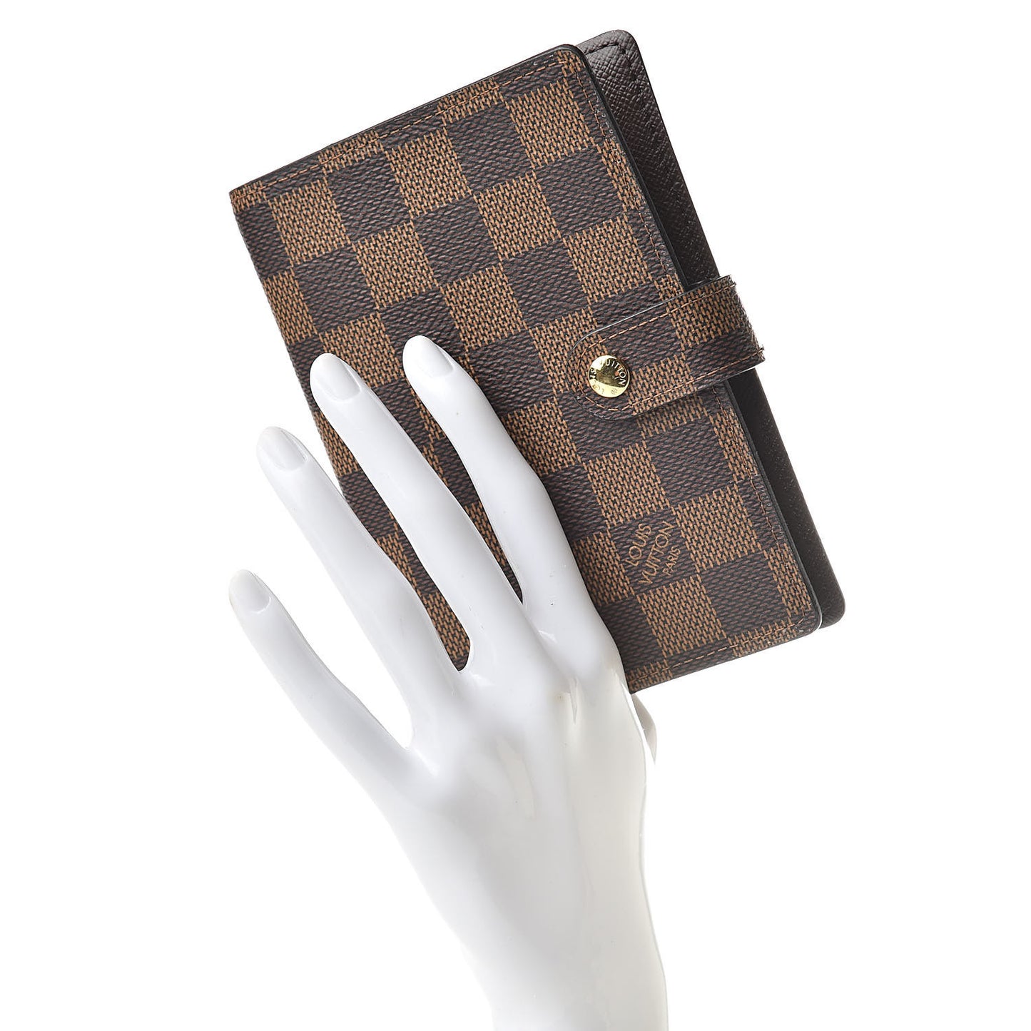 Damier Ebene Small Ring Agenda Cover