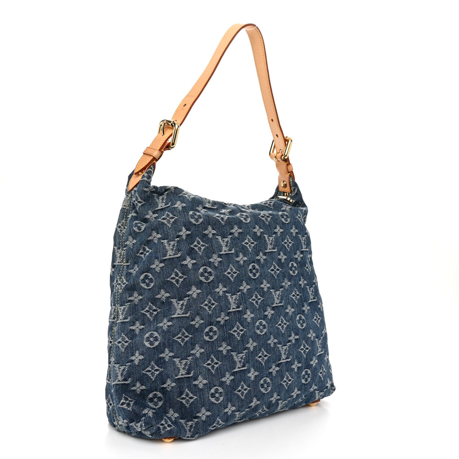 Louis Vuitton Denim Baggy GM Blue 3 of 9