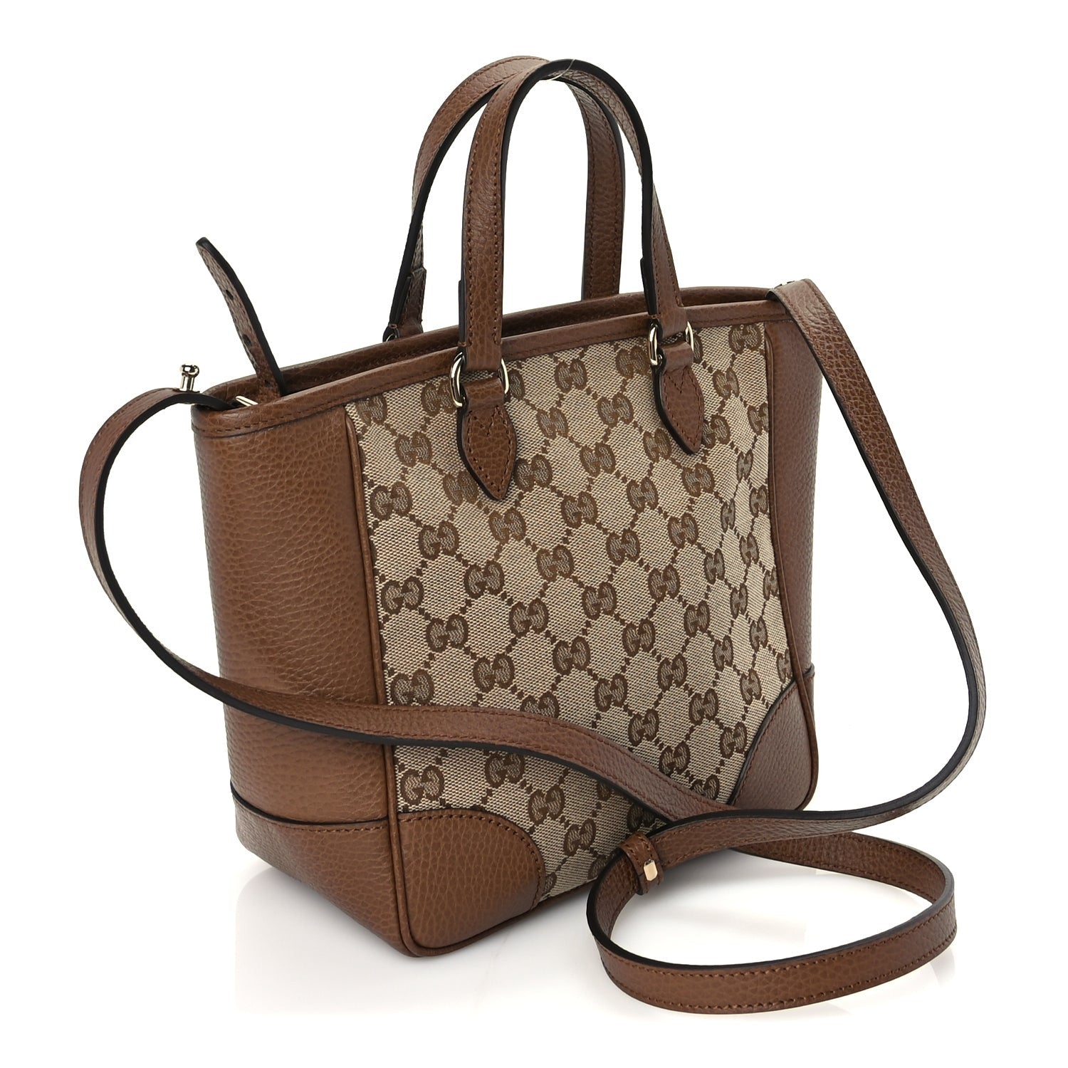 Gucci Monogram Small Bree Tote Beige Tabacco 3 of 9