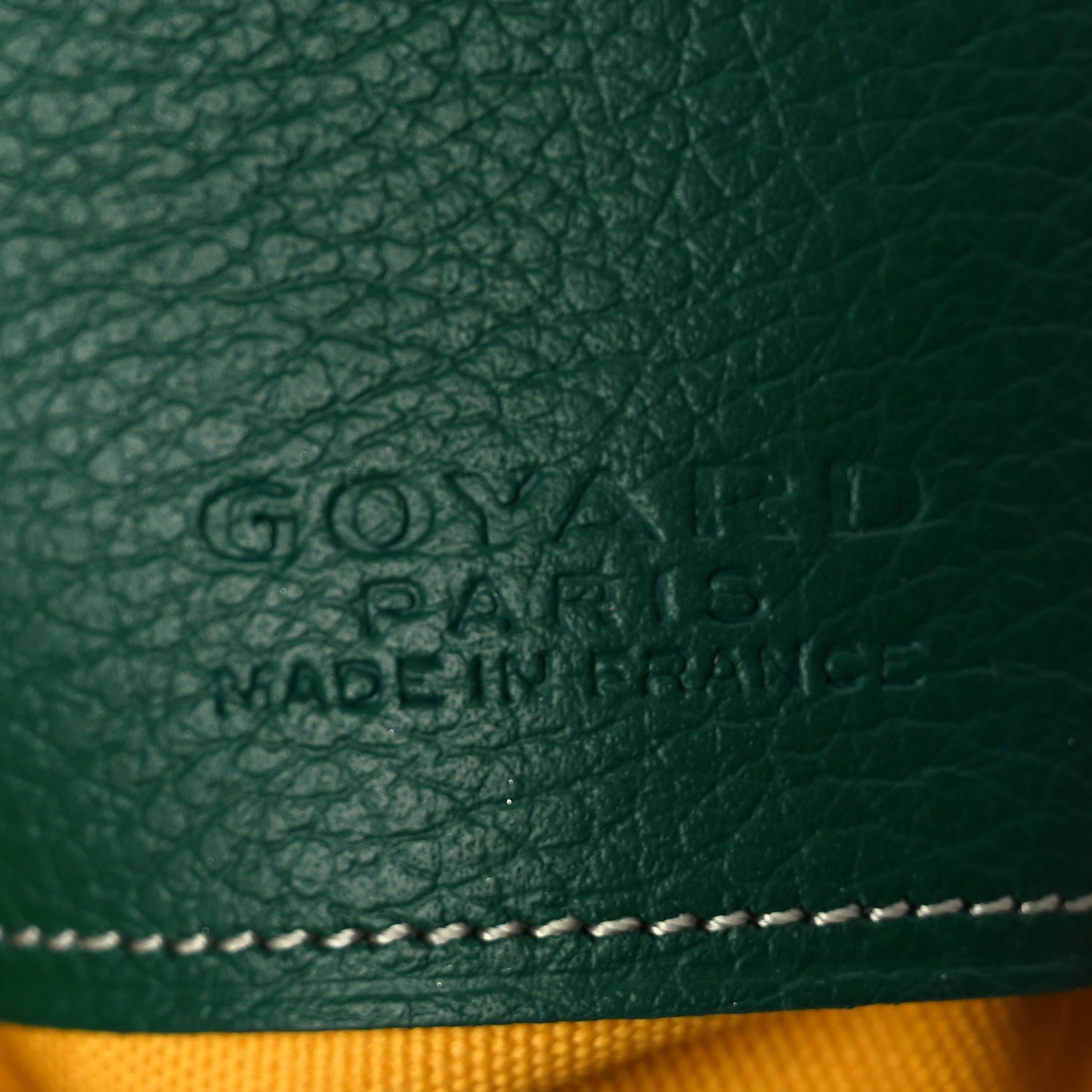 Goyard ine Mini Senat Pochette Green Green 6 of 7