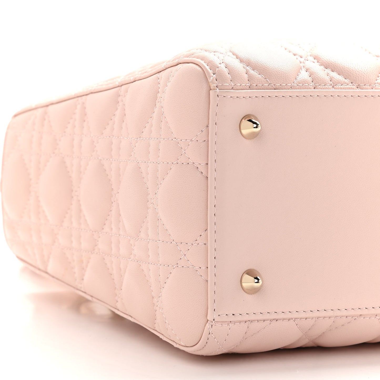 Lambskin Cannage Medium Lady Dior Light Pink