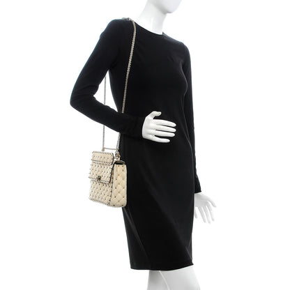 Valentino Garavani Nappa Medium Rockstud Spike Shoulder Bag Light Ivory 2 of 6