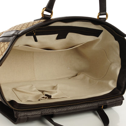 Gucci Diamante Cellarius Calfskin Medium 1973 Top Handle Bag Beige Ebony Cocoa 5 of 7