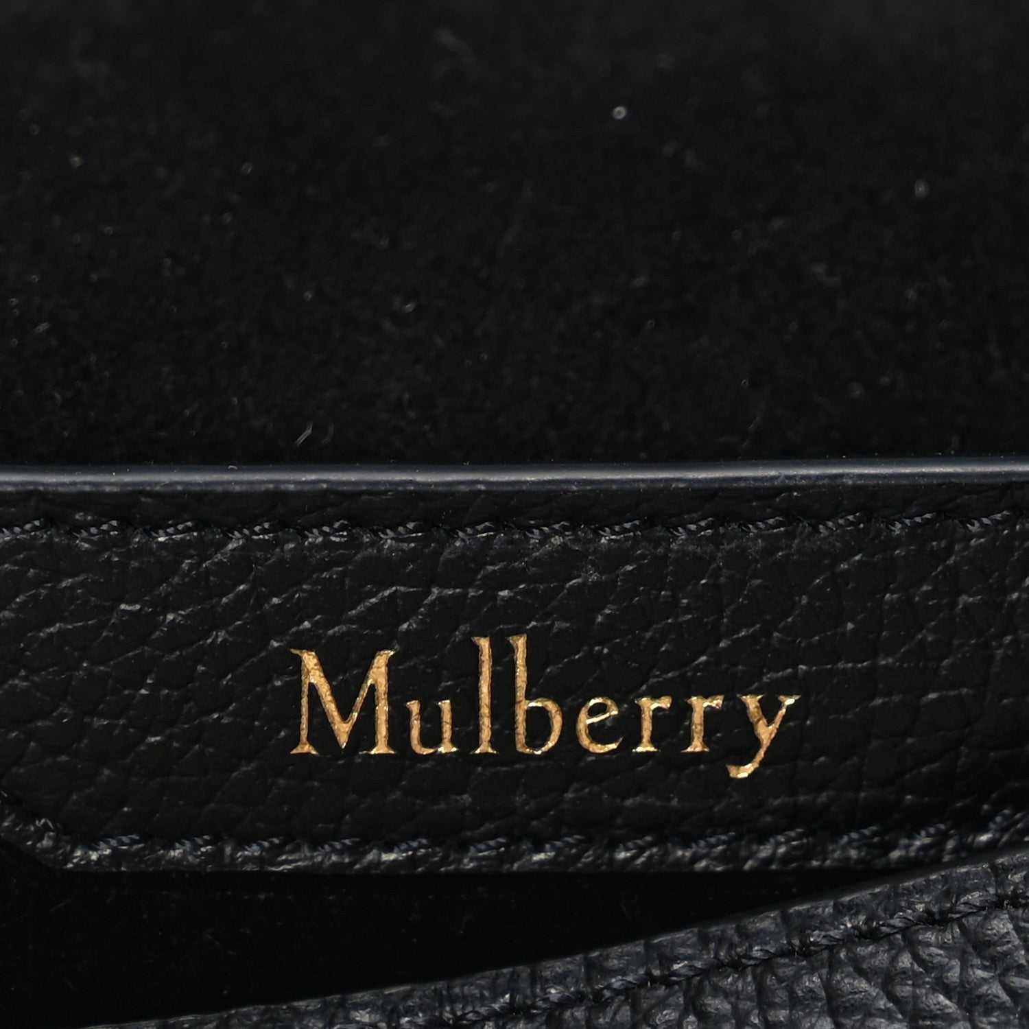 Mulberry Small Classic Grain Calfskin Small Amberley Satchel Black 13 of 24