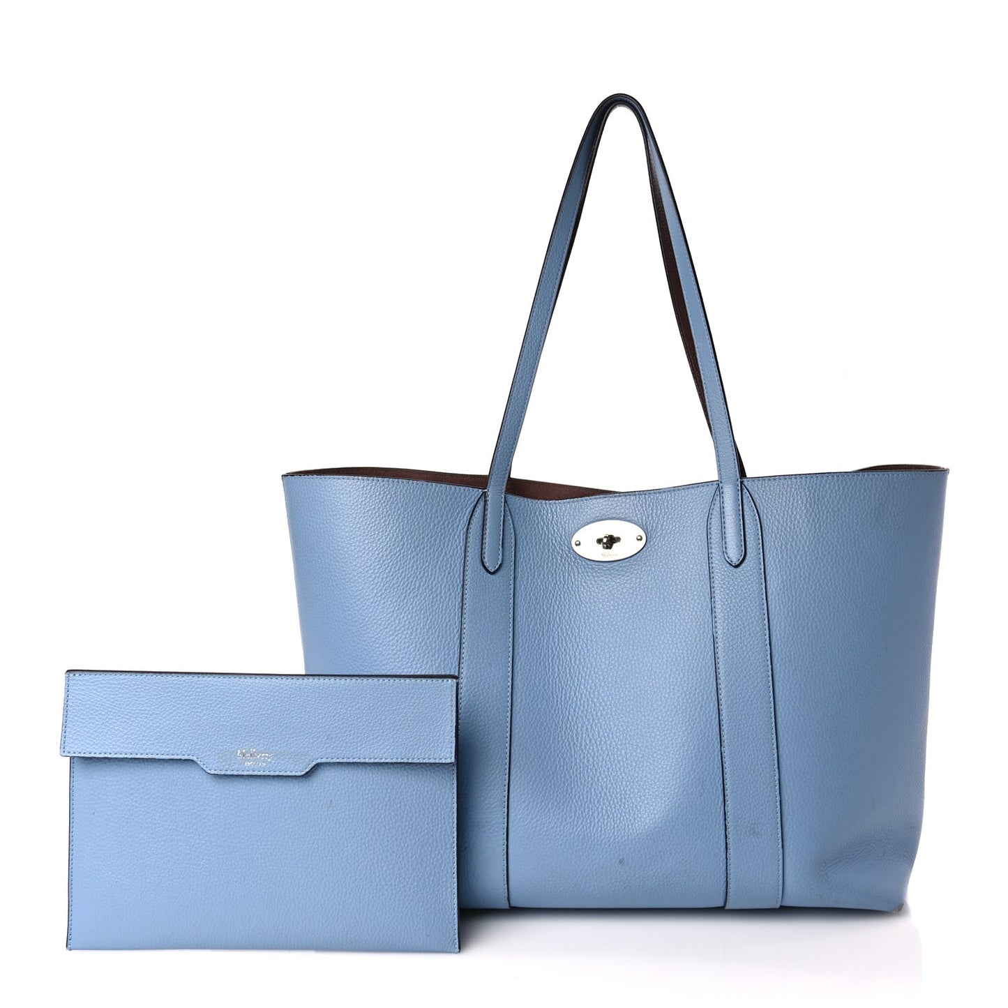 Small Classic Grain Bayswater Tote Pale Slate