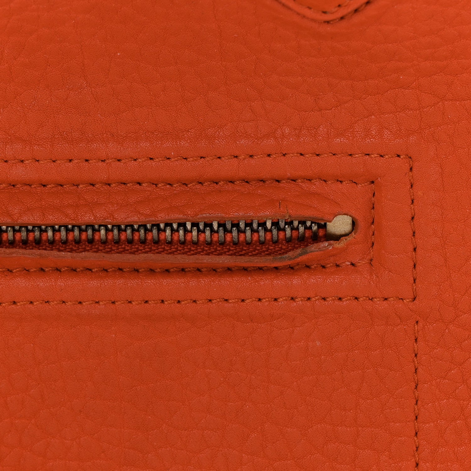 Celine Bullhide Calfskin Medium Phantom Luggage Burnt Orange 23 of 23