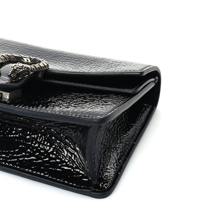 Gucci Crinkled Patent Mini Dionysus Shoulder Bag Black 8 of 8