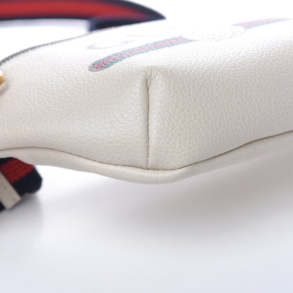Gucci Grained Calfskin Small Logo Belt Bag White 8 of 9