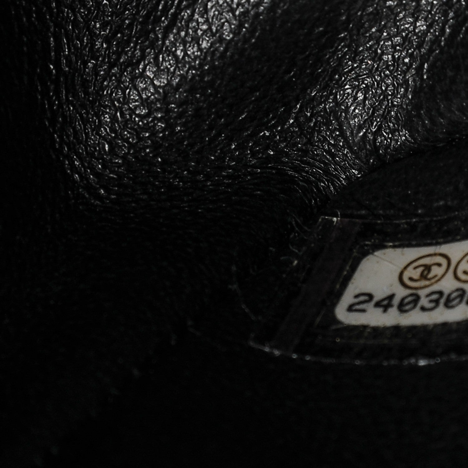 Chanel Crumpled Calfskin Quilted Mini Rectangular Flap So Black 7 of 7