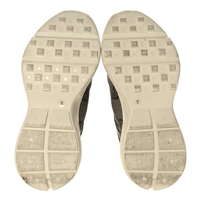 Gucci Maxi GG Supreme Monogram Gucci 100 Womens Rhyton Sneakers 37 Beige Ebony 5 of 10