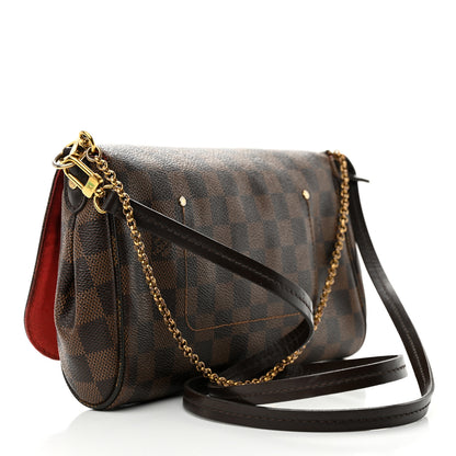 Louis Vuitton Damier Ebene Favorite MM 3 of 14