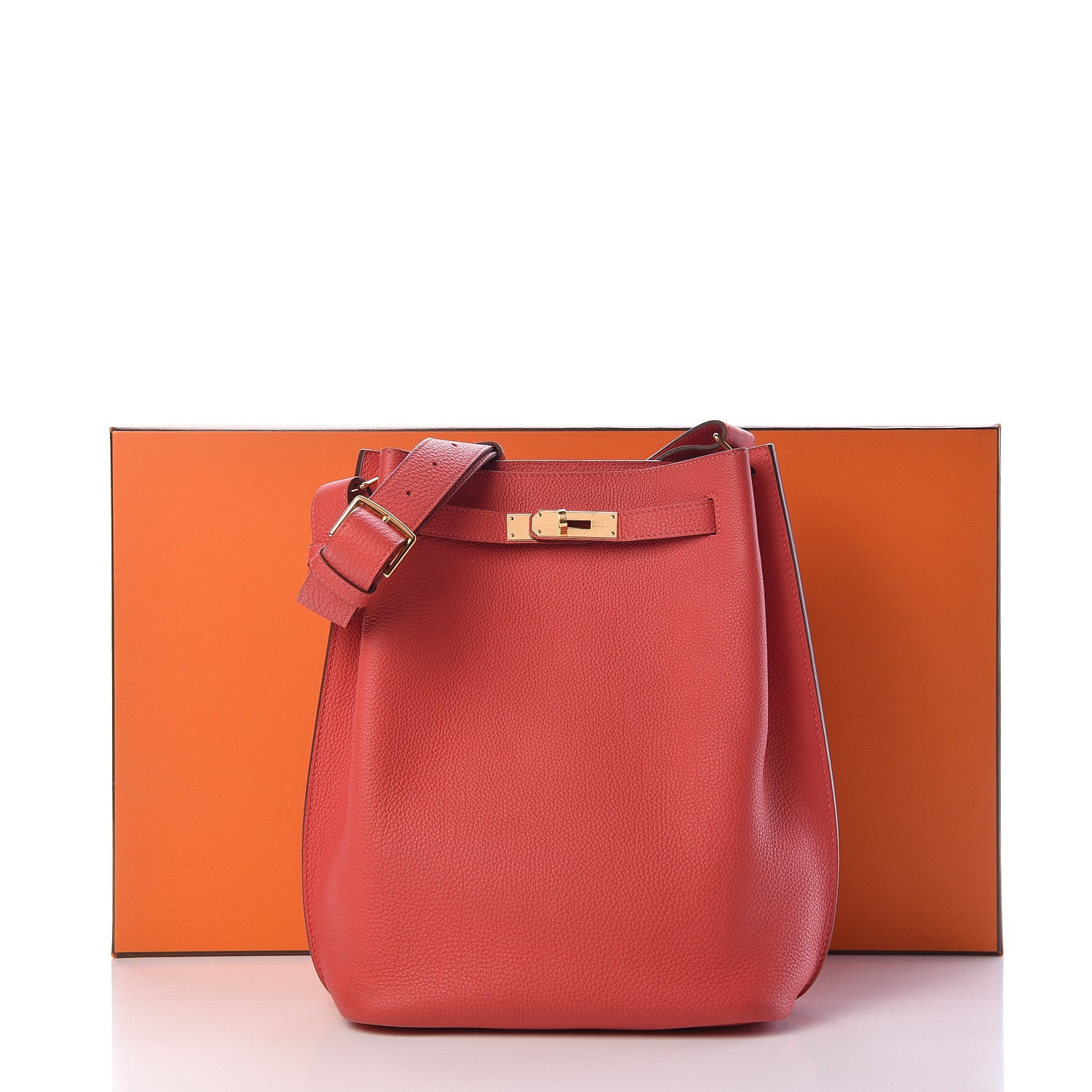 Hermes Togo So Kelly 22 Rouge Pivoine 12 of 12