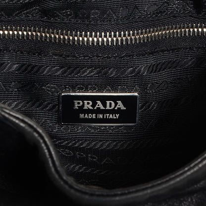 Prada Soft Calf Hobo Nero Black 10 of 18