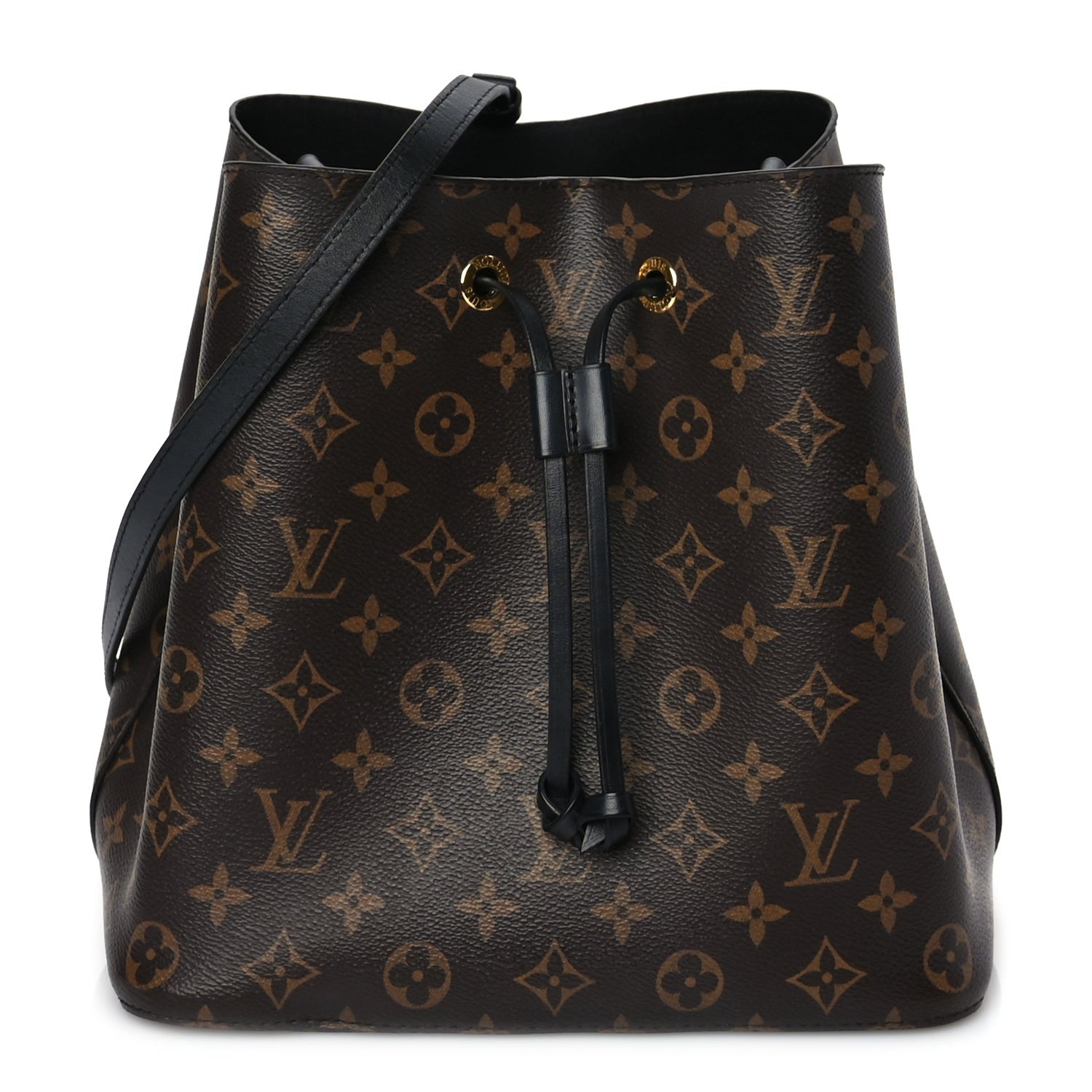 Louis Vuitton Monogram Neonoe MM Black Black 1 of 8