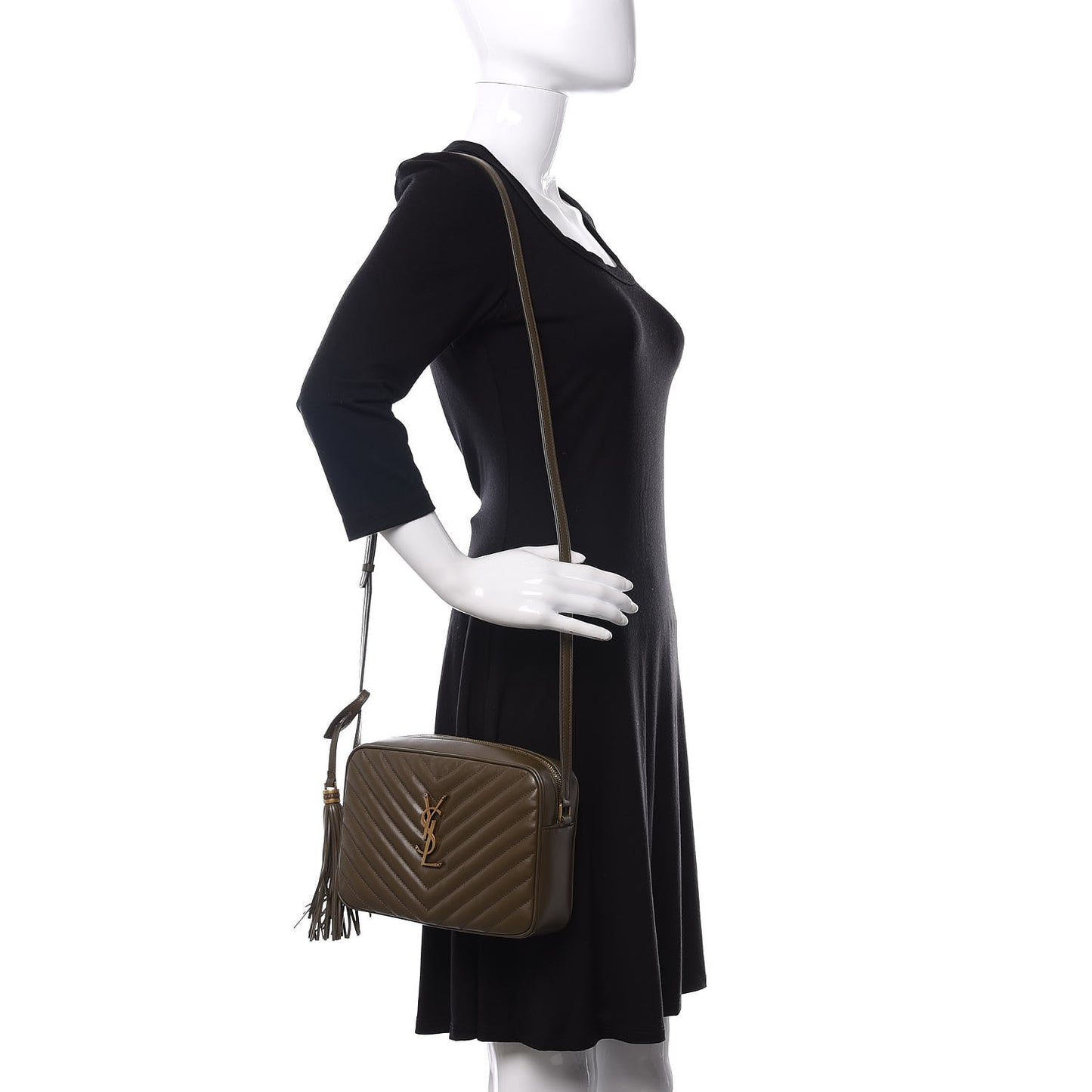 Calfskin Matelasse Monogram Lou Camera Bag Seaweed