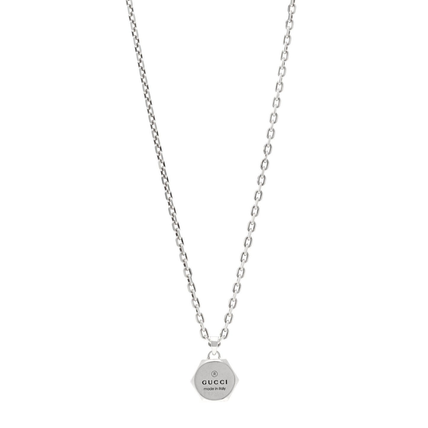 Sterling Silver Trademark Pendant Necklace