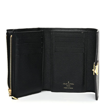 Louis Vuitton LOUIS VUITTON Monogram Pallas Compact Wallet NM Black 8 of 9