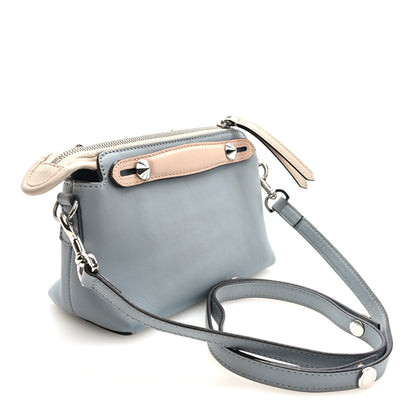 Fendi Vitello Dolce 4 Color Mini By The Way Boston Bag Blue Multicolor 3 of 10