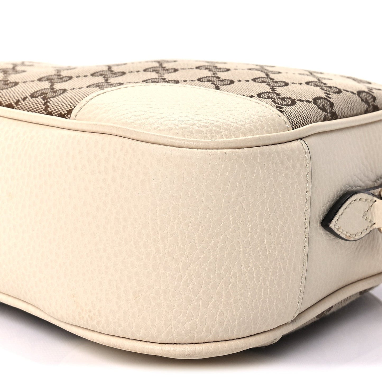 Monogram Dollar Calfskin Mini Bree Messenger Bag  Beige Ebony Avoire