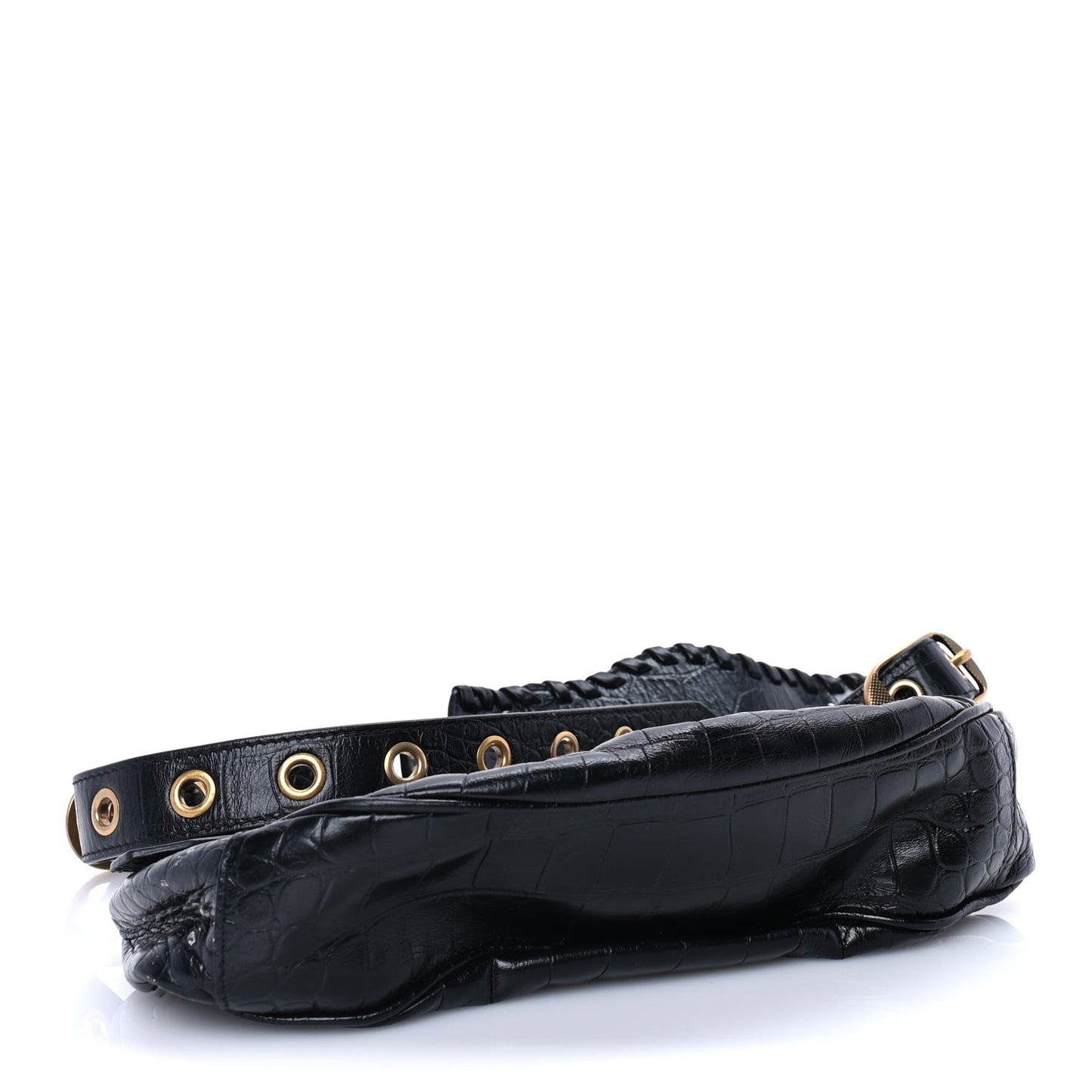 Agneau Arena Le Cagole Shoulder Bag XS Black