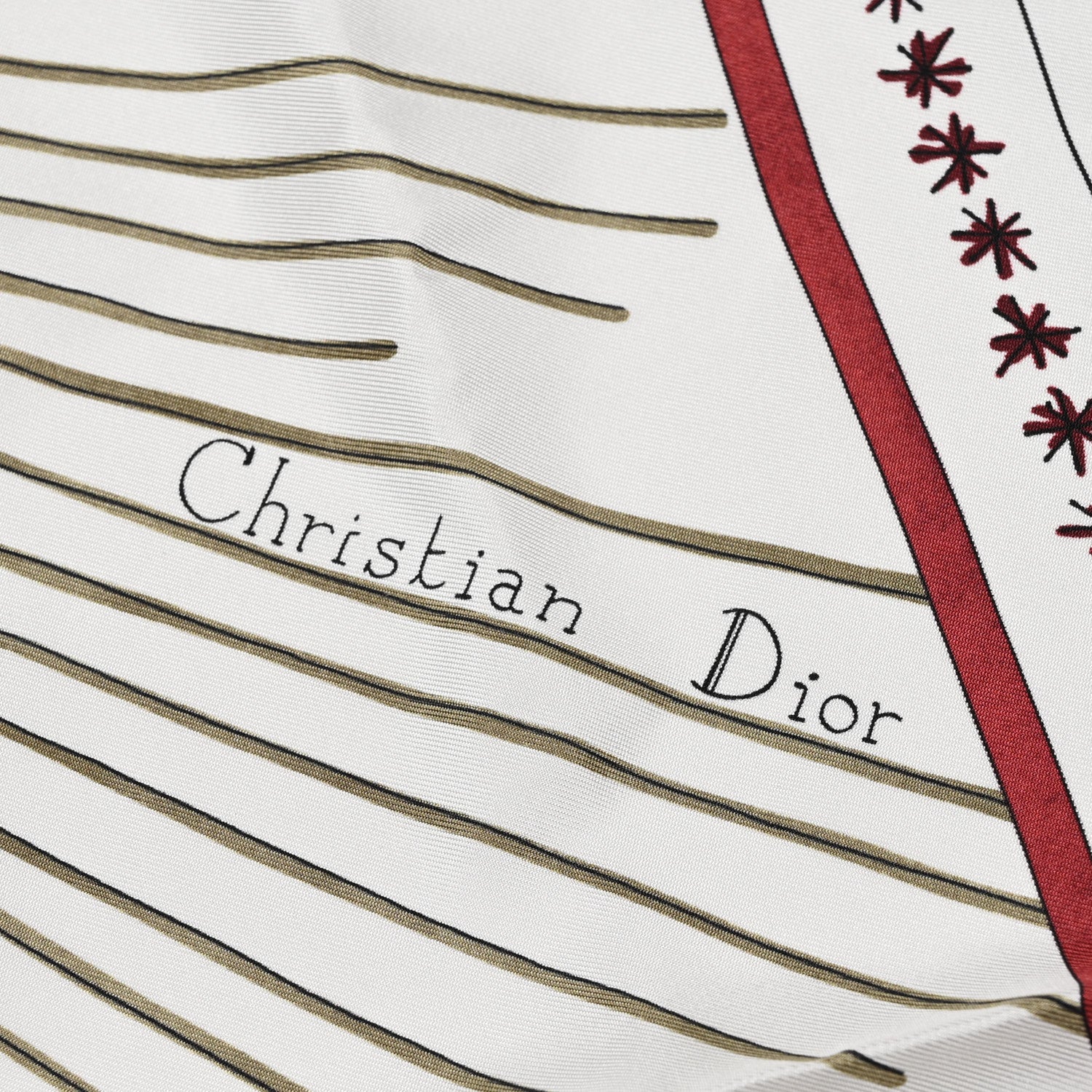Christian Dior Silk Le Soleil Tarot Square Scarf 2 of 5