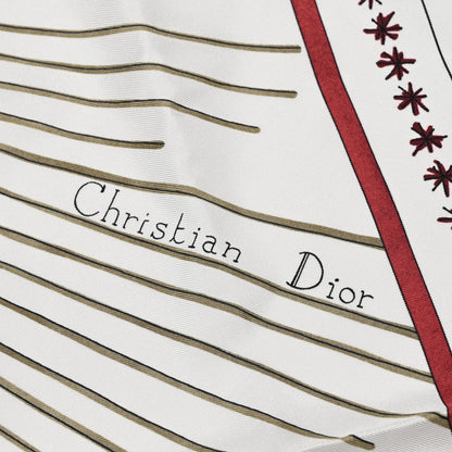 Christian Dior Silk Le Soleil Tarot Square Scarf 2 of 5