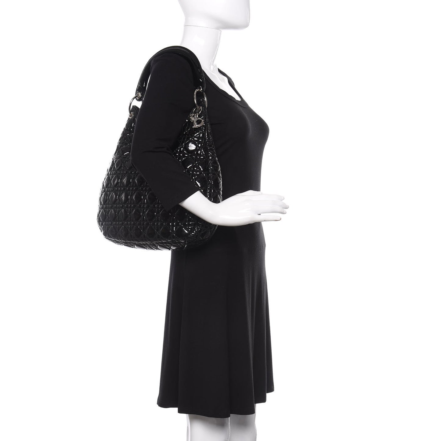 Patent Cannage Hobo Black