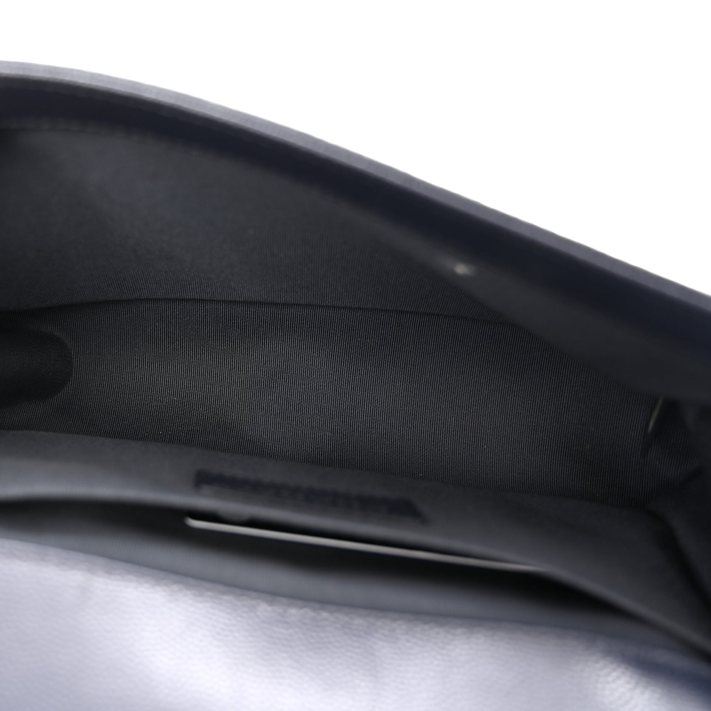 Caviar Chevron Quilted Medium Boy Flap Navy