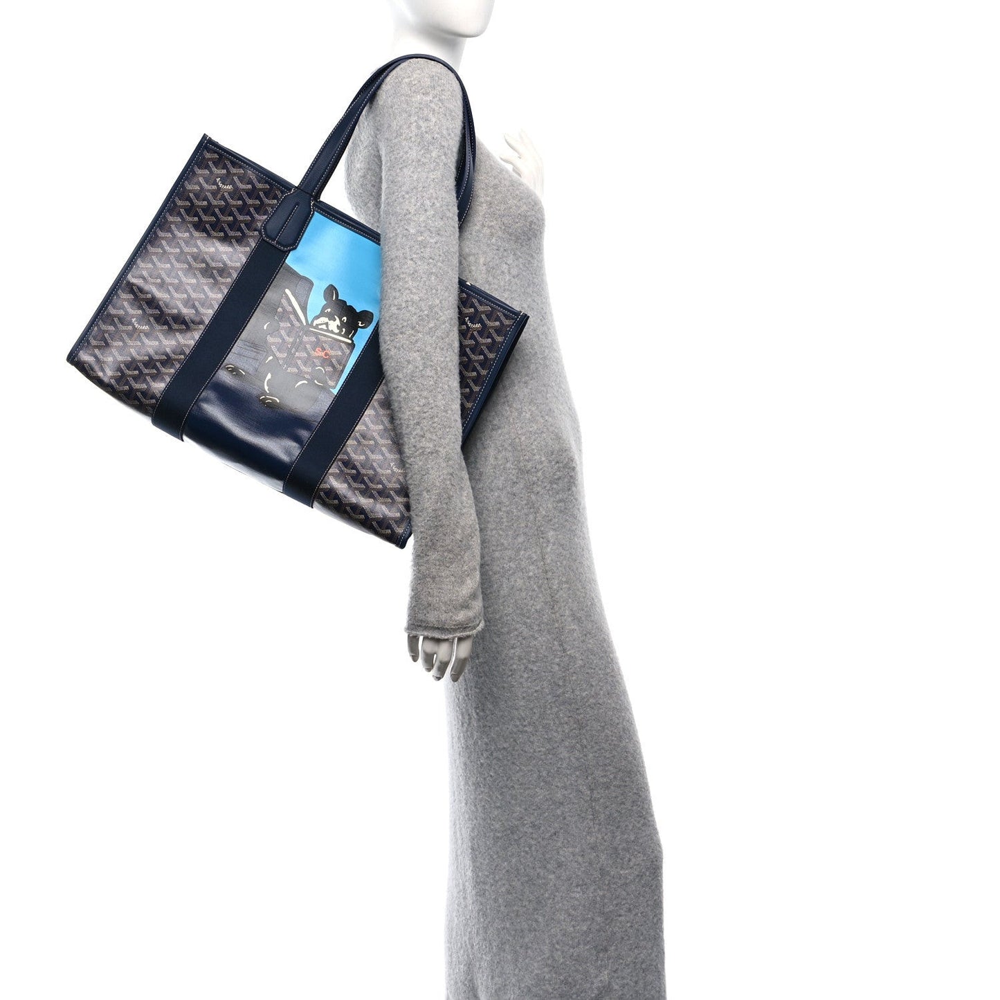 ine Villette Tote Blue