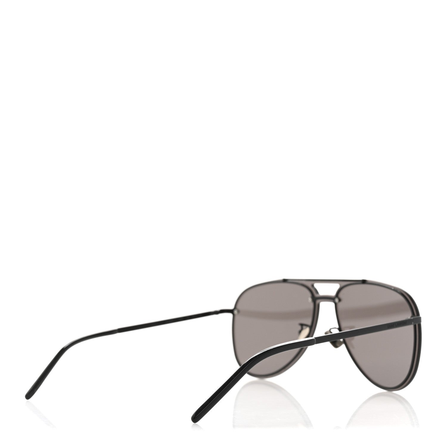 Saint Laurent Metal Aviator Classic 11 Slim Sunglasses Black 4 of 7