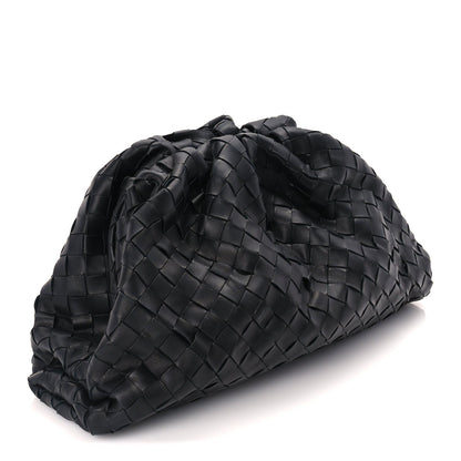 Bottega Veneta Nappa Maxi Intreccio The Pouch Oversized Clutch  Black 2 of 8