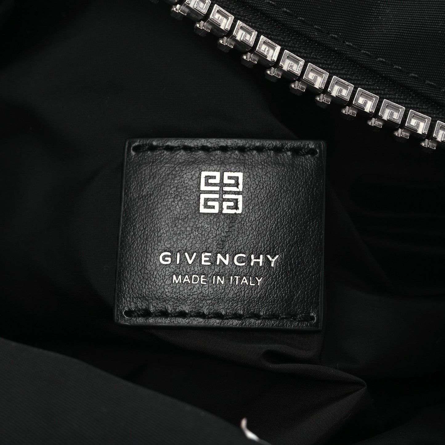 Nylon G-Zip Bum Bag Black