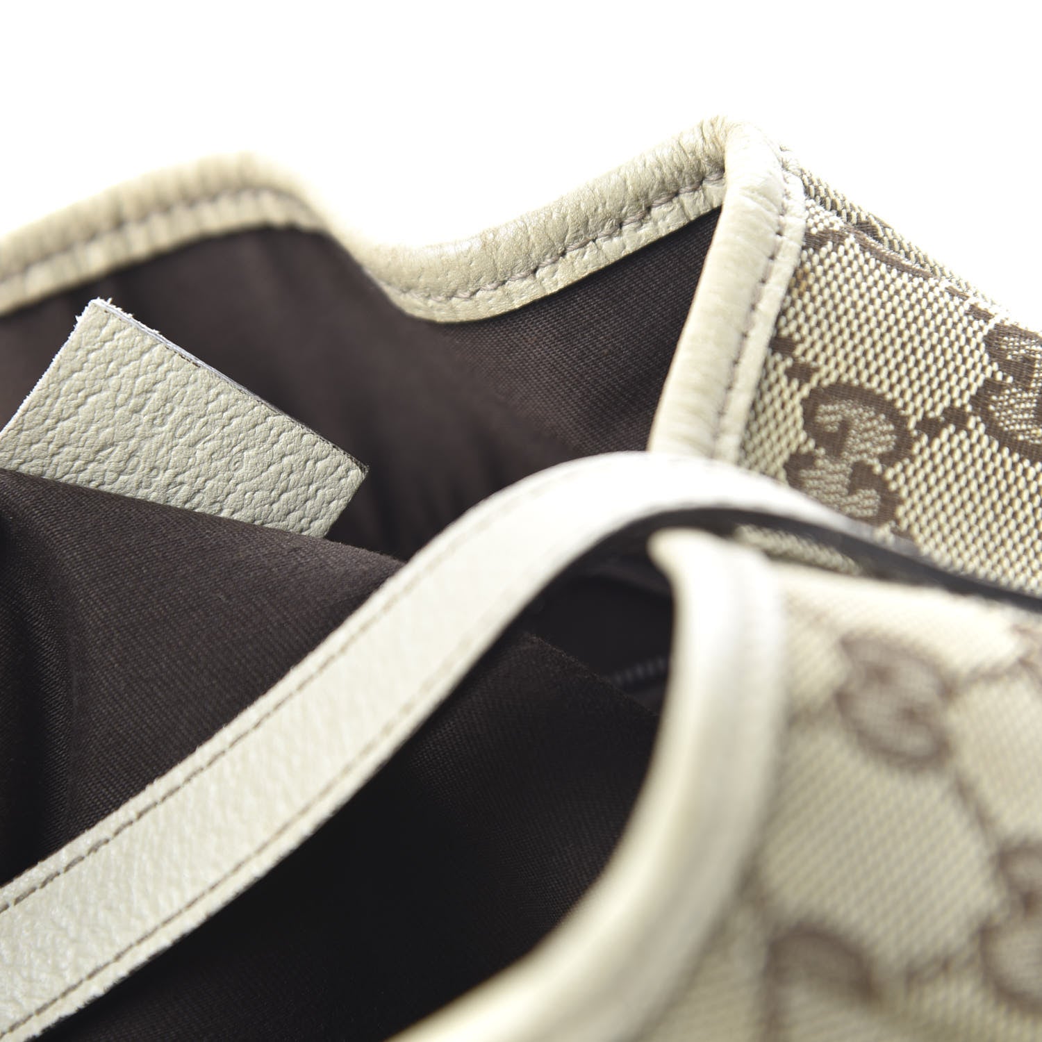 Gucci Monogram Medium Abbey Shoulder Bag Off White 10 of 11