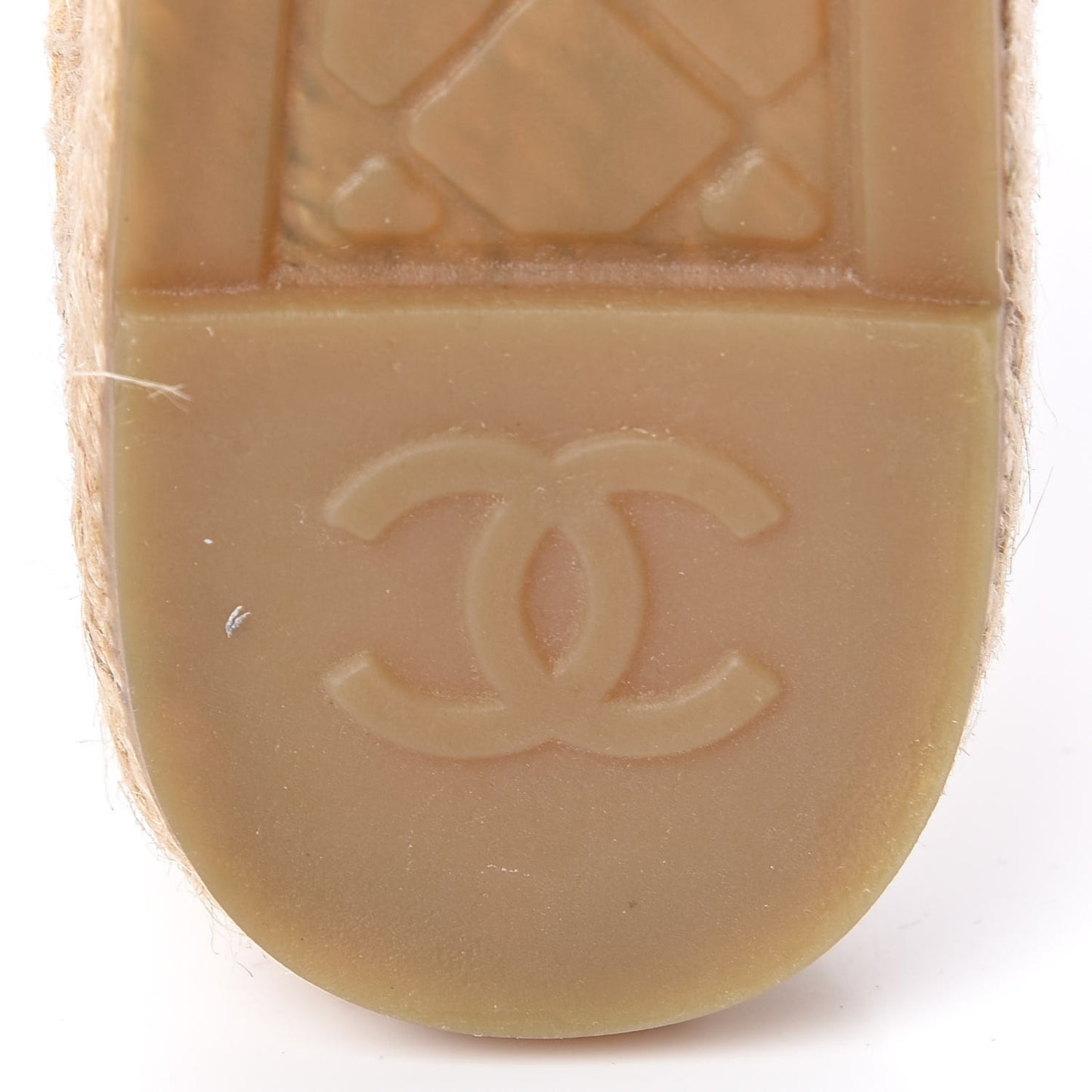 Suede Pearl CC Espadrilles 38 Beige Black