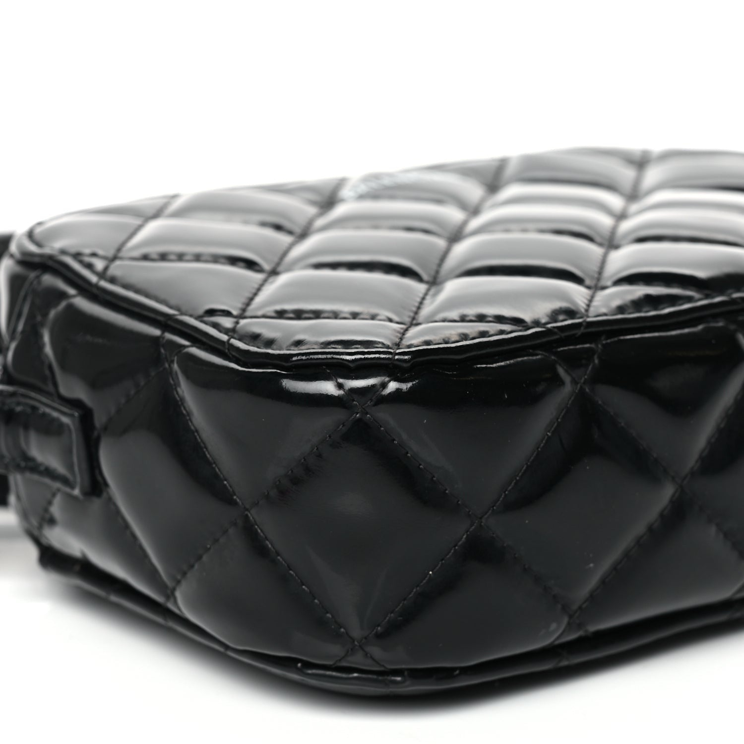 Balenciaga Patent Quilted XS Ville Camera Bag Black 8 of 9