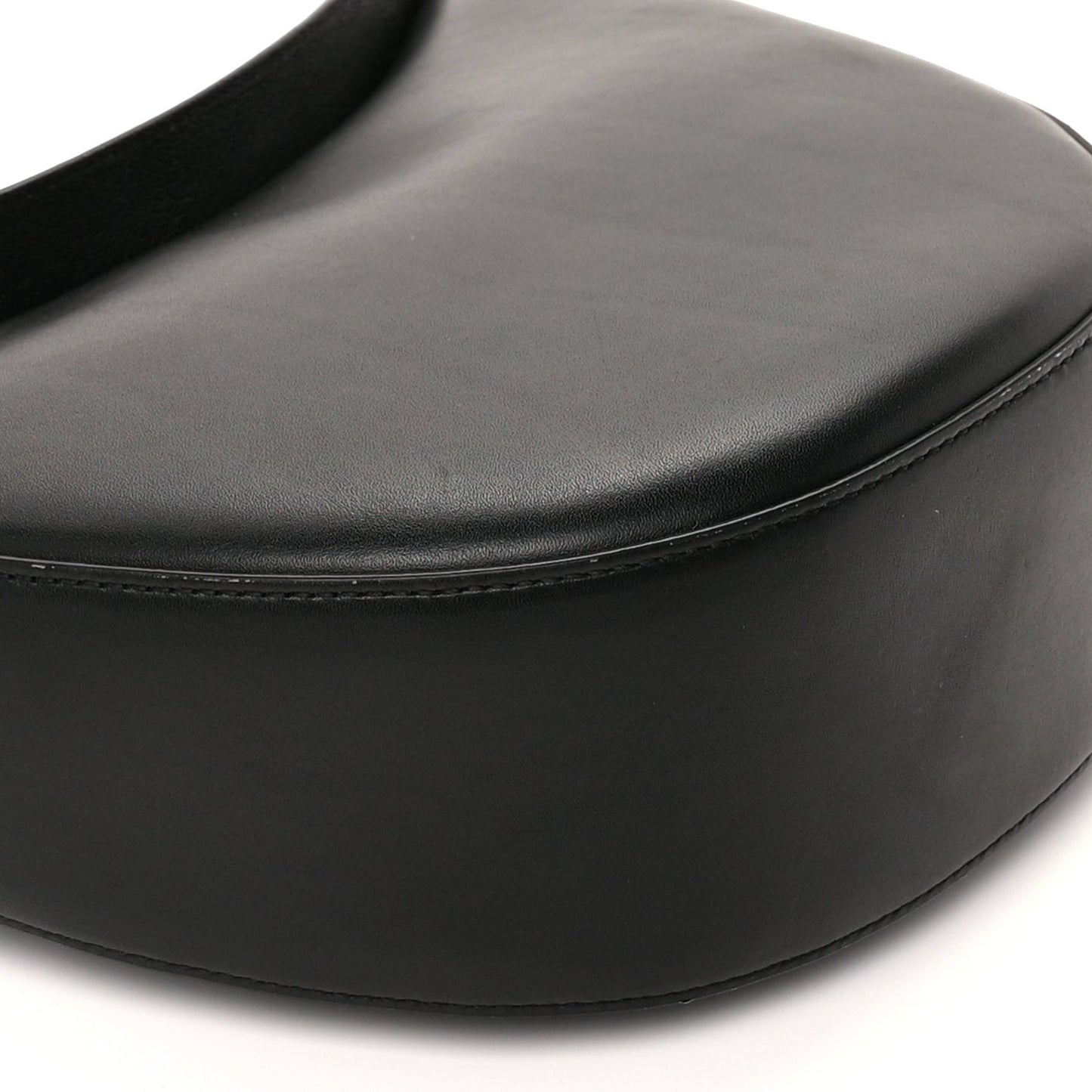 Satin Calfskin Jacquard Luna Bag  Black