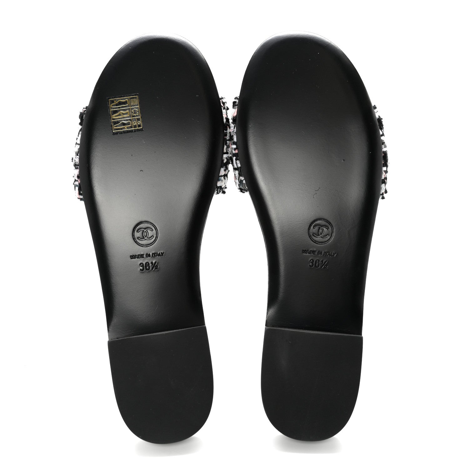 Chanel Tweed CC Chain Mule Sandal 38.5 Multicolor 5 of 11