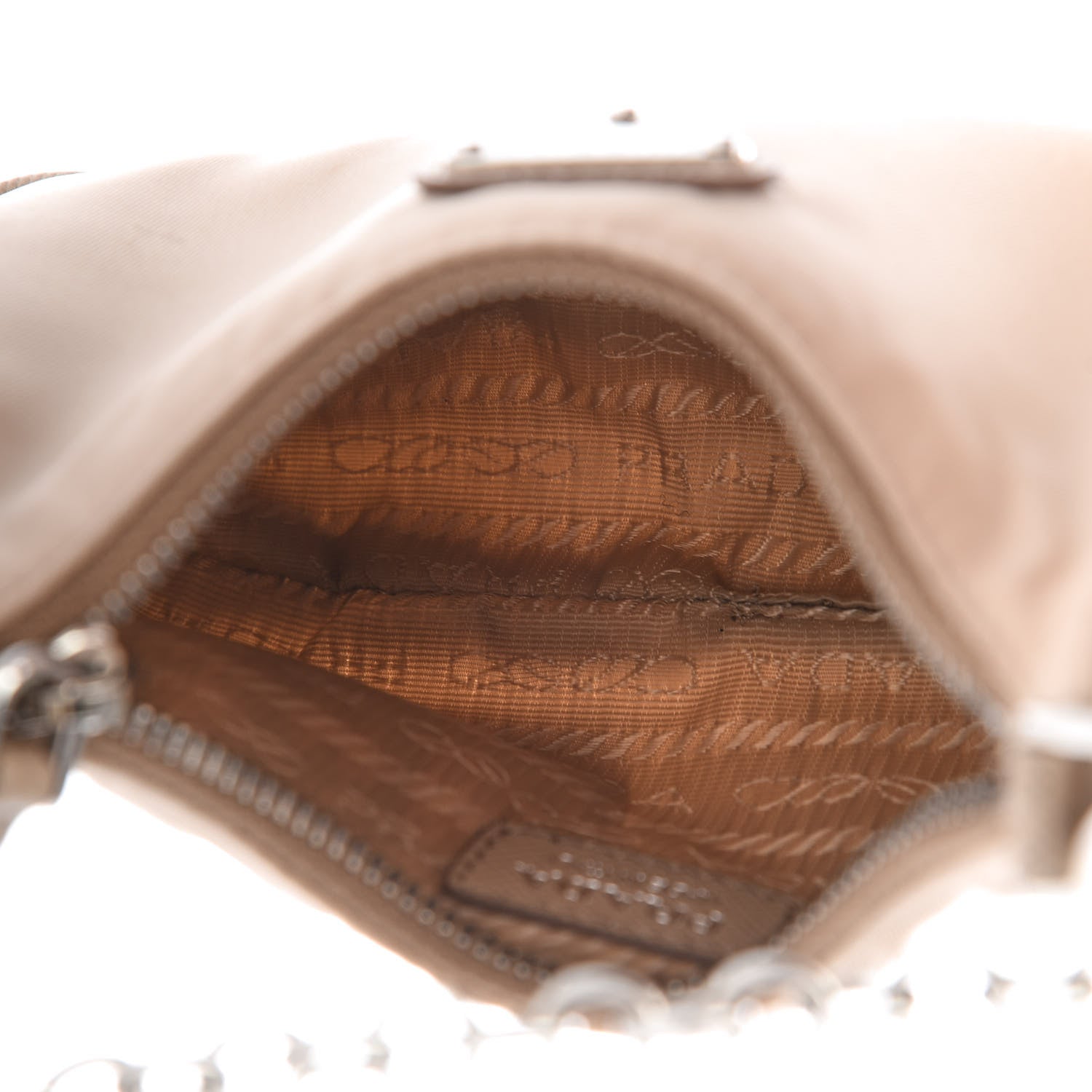 Prada Tessuto Nylon Saffiano Mini Re-Edition 2000 Shoulder Bag Cammeo 5 of 9