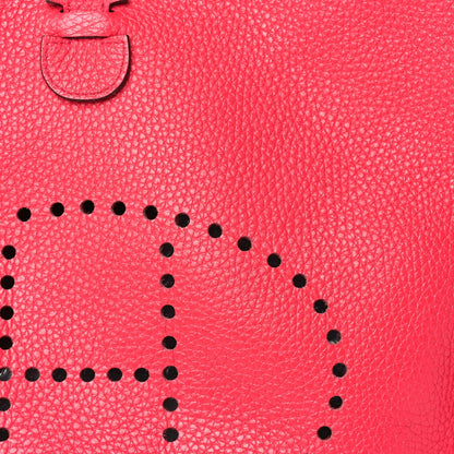Hermes Taurillon Clemence Evelyne III PM  Rose Extreme 6 of 8