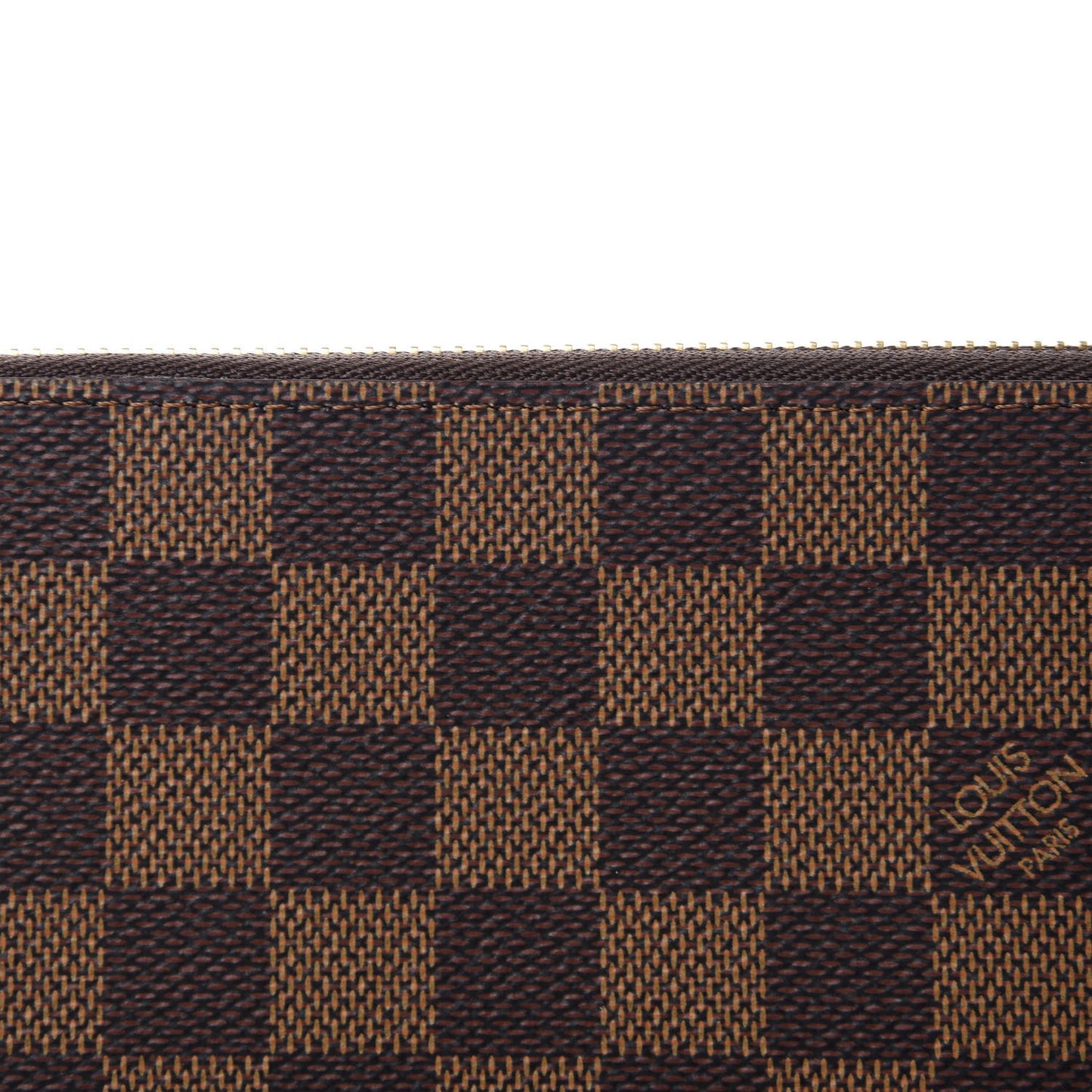 Damier Ebene Clemence Wallet Cherry